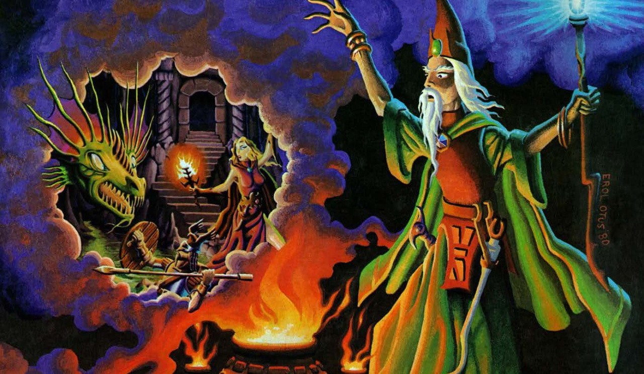 Обложка Dungeon and Dragon Expert Set, изданного TSR в 1981 г.